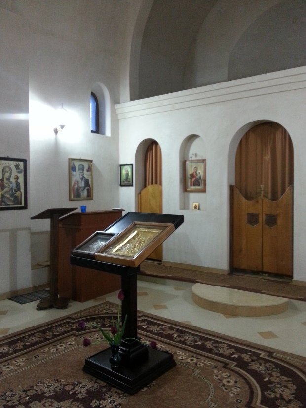 Georgian Orthodox chapel interior